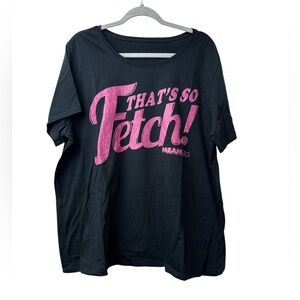 Mean Girls "That’s So Fetch!" Graphic T-Shirt - Black & Pink Size 3X